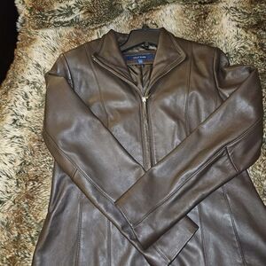 Cole Haan Brown Leather Jacket